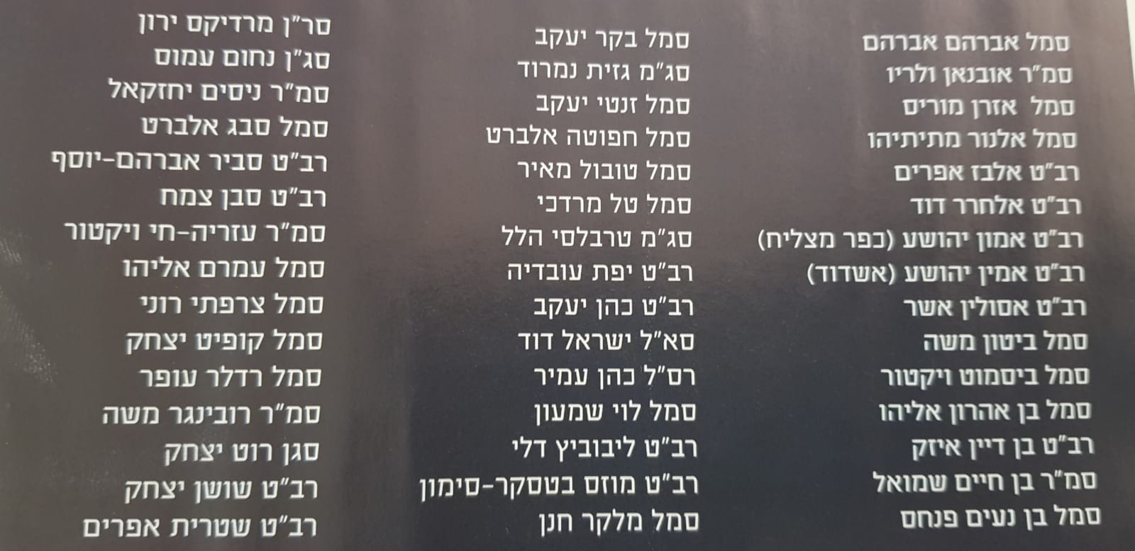 שמות הנופלים