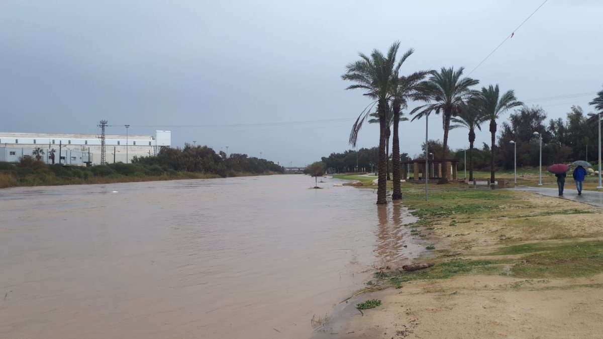 נחל לכיש אחרי הגשם. יחיאל ברונר