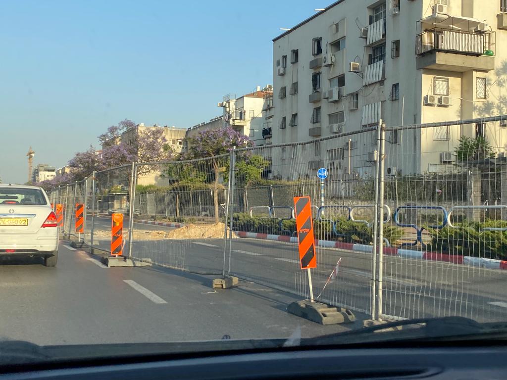 חסימות בשדרות ירושלים באשדוד. צילום: עופר אשטוקר