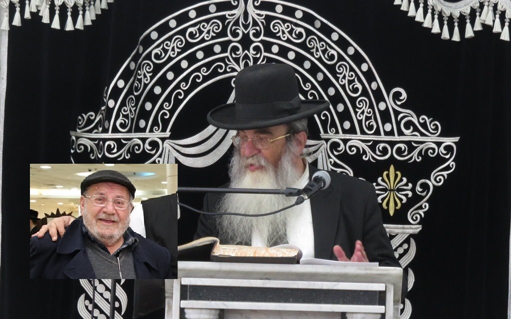 הרב קלמנוביץ, משמאל הרב זריהן. שוקי לרר