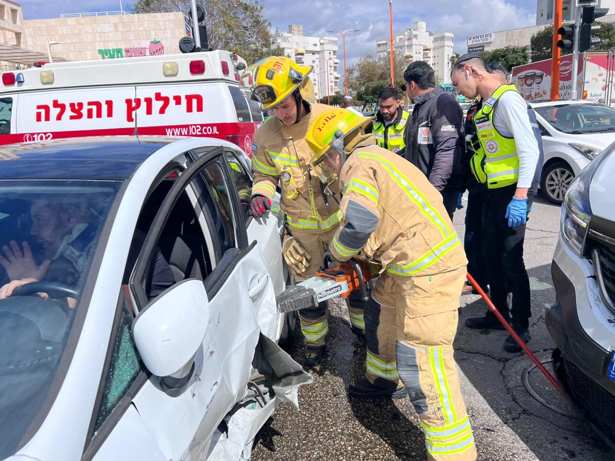 זירת התאונה. קרדיט: דוברות כבאות והצלה