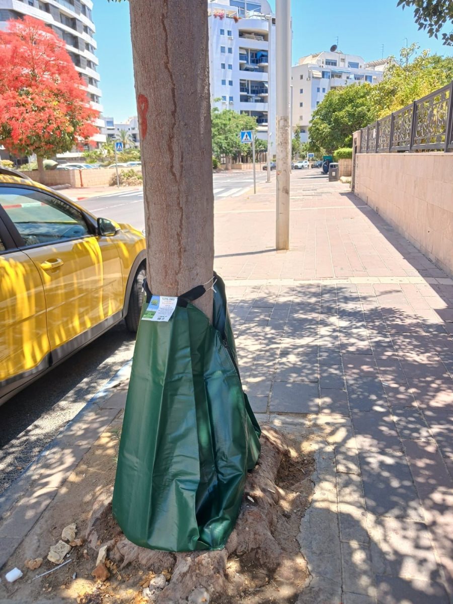 שק עטוף ביריעת ברזנט. א&#39; מיכאלי