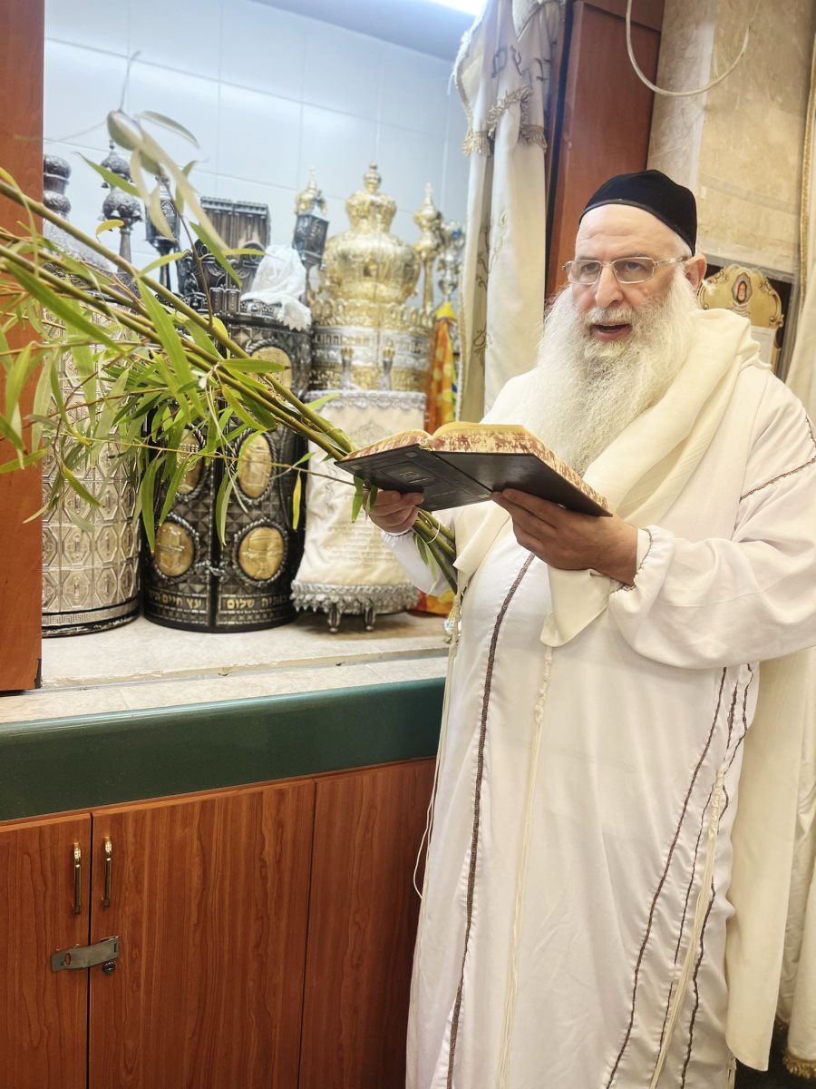 הרב מאיר אבוחצירא בהושענא רבא. א. מיכאלי