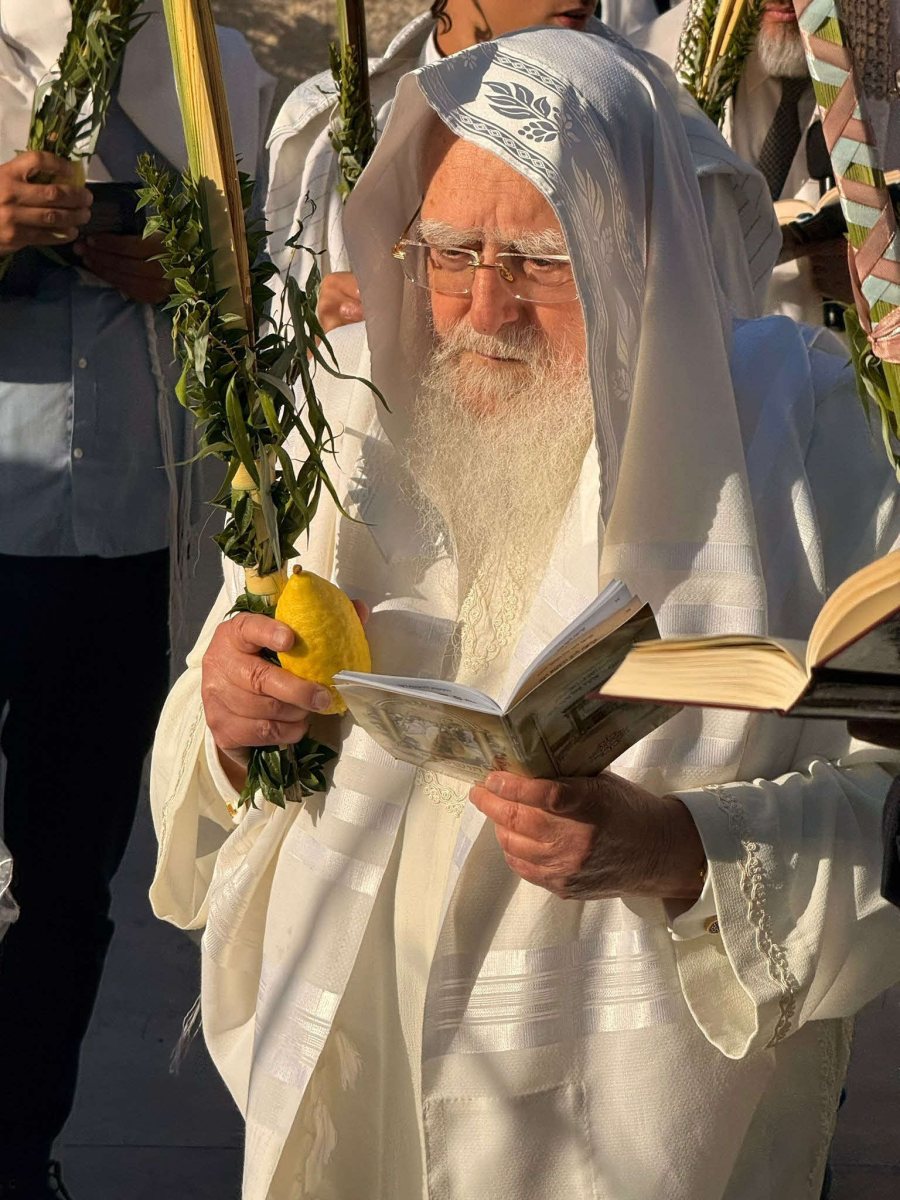 הרב פינטו בהושנא רבא. א&#39; מיכאלי