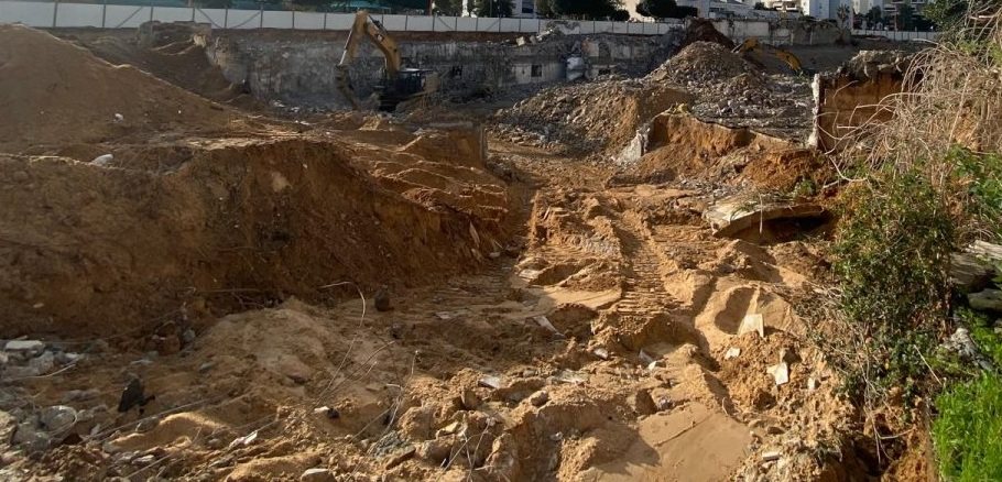 אתר בניה באשדוד (צילום: אשדוד נט)