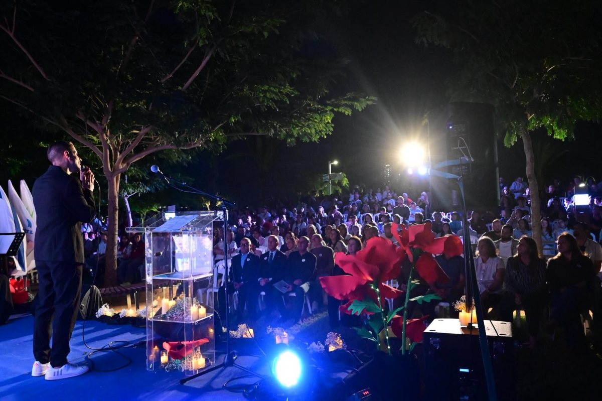 הטקס. צילום: אורי קריספין