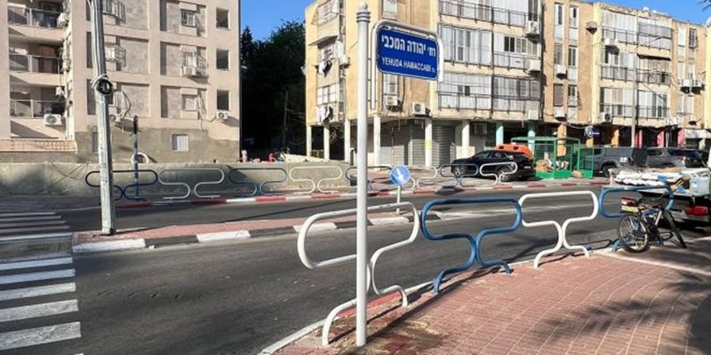 רחוב יהודה המכבי באשדוד (צילום: עיריית אשדוד)