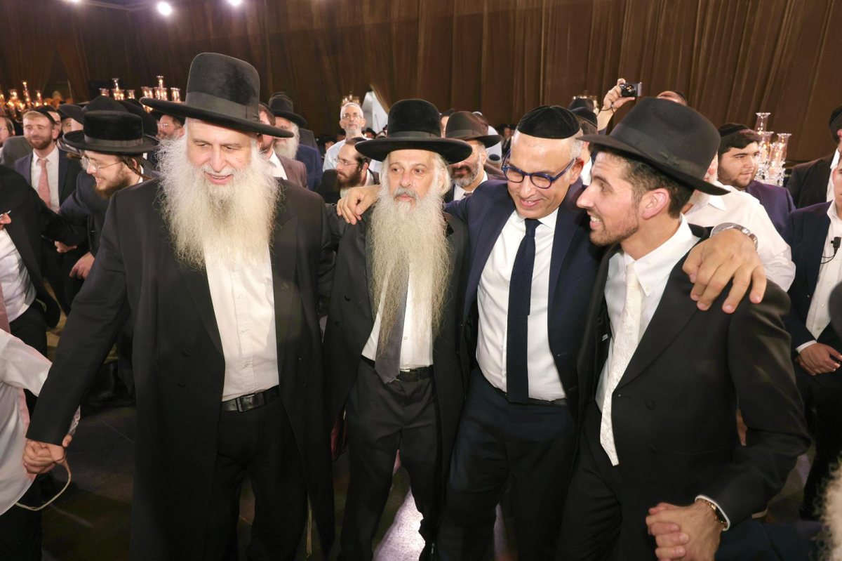 חתונת בן הרב שטרית. צילום: מנדי שיף