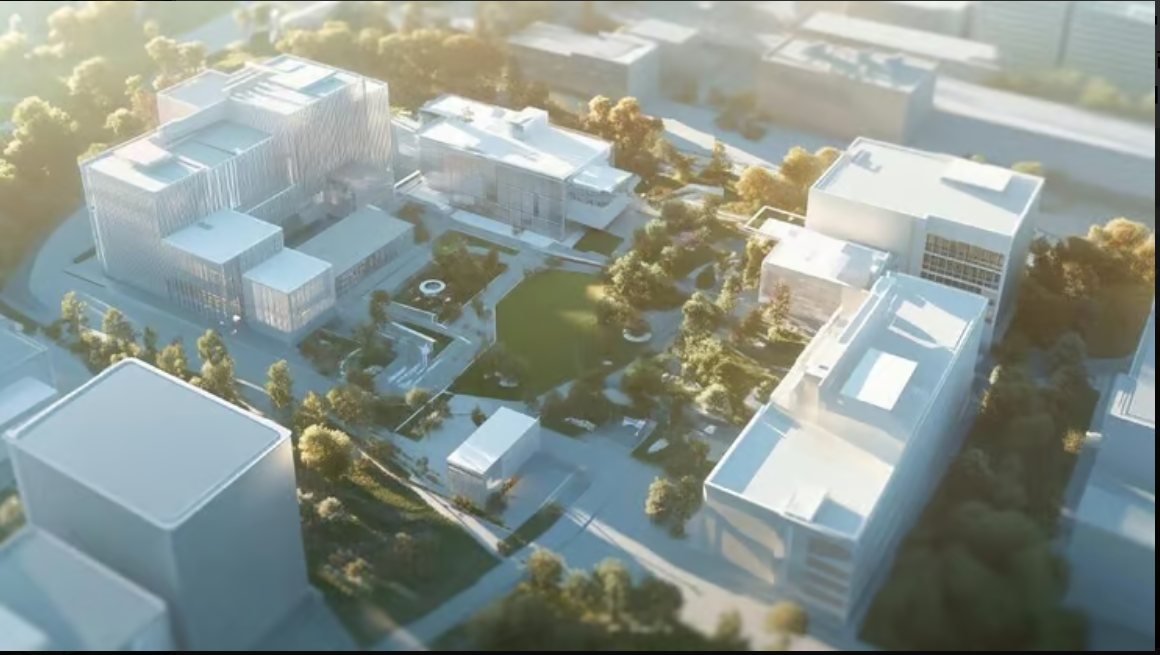 מפעל אלתא החדש (הדמיה של רשות מקרקעי ישראל)