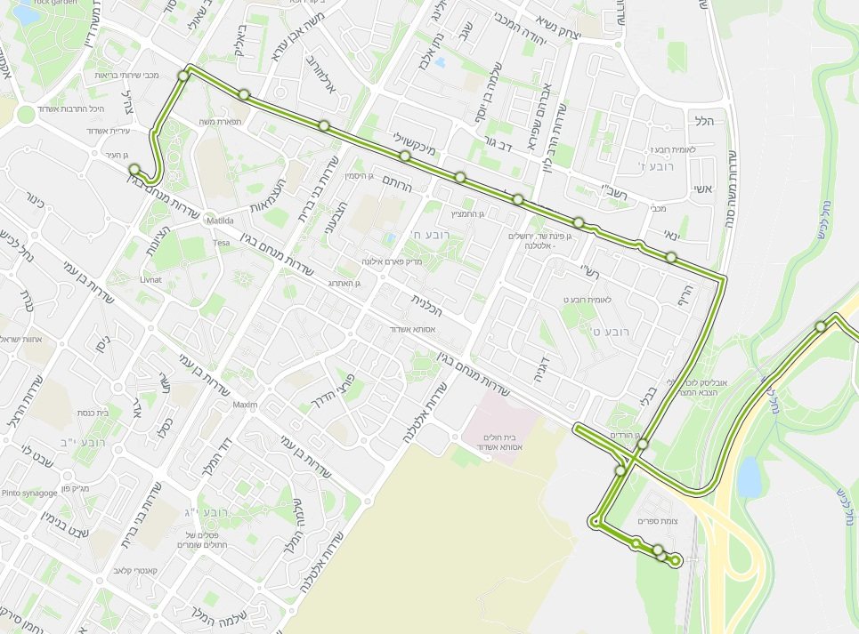 קו 17 (מתוך אפליקציית מוביט)