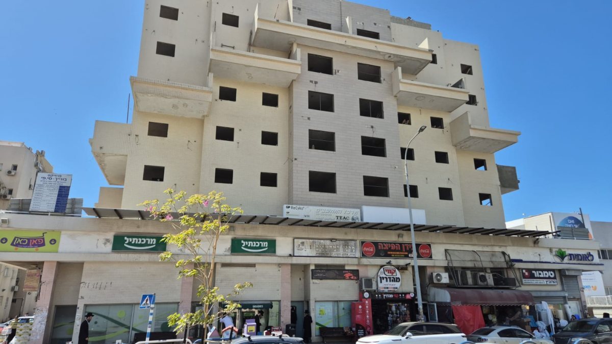 הפרויקט התקוע ברח' יהודה הנשיא. באדיבות המצלם