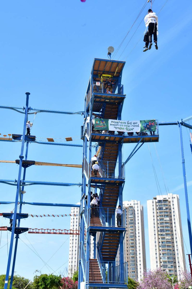 אוגרים כוחות. בחורי הישיבות בטיול