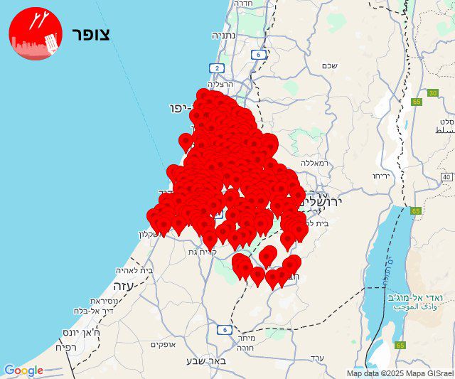 מפת ההתרעות