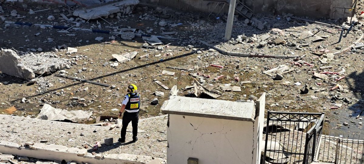 זירת נפילה בצפון הארץ. צילום: מד&quot;א