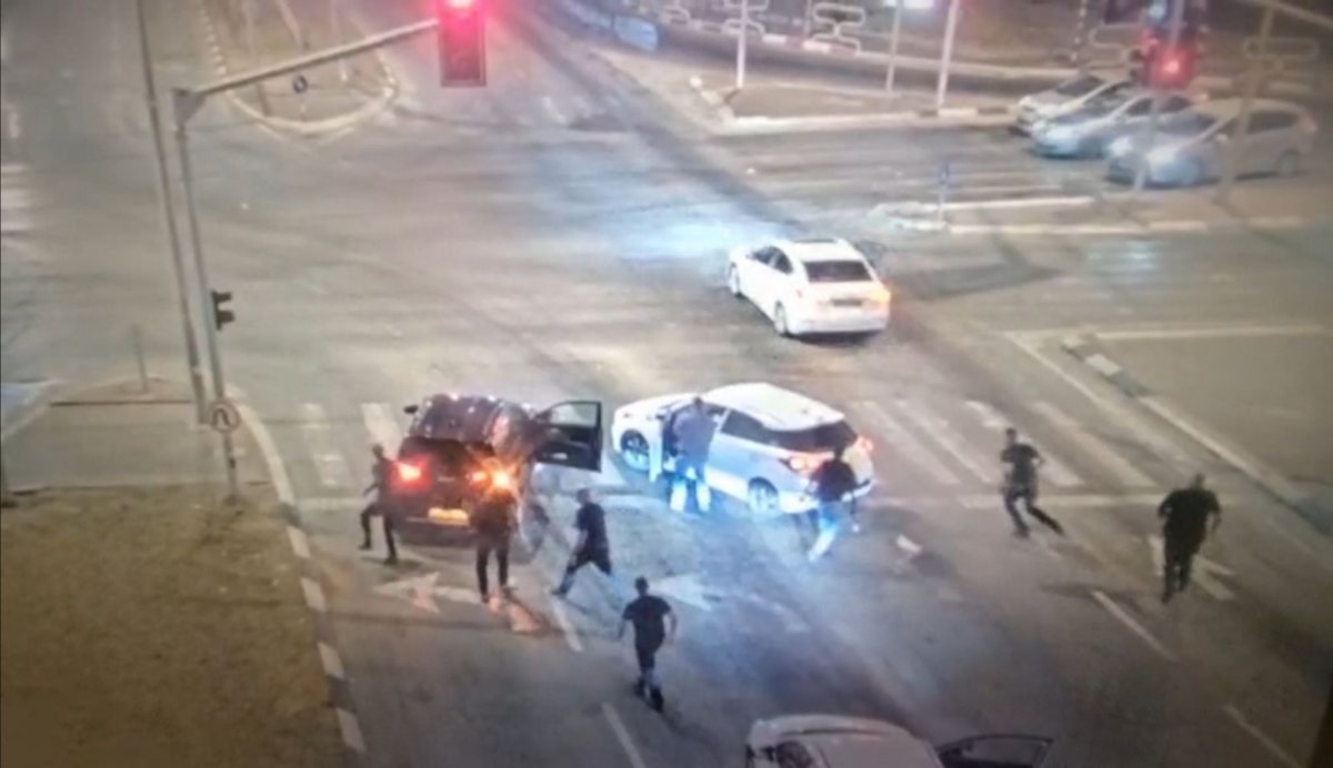 רגע המעצר. דוברות המשטרה