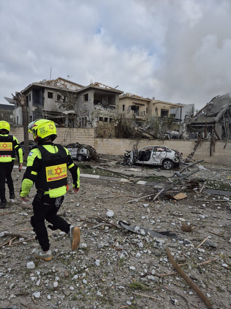 אחת מזירות הנפילות. צילום: מד&quot;א