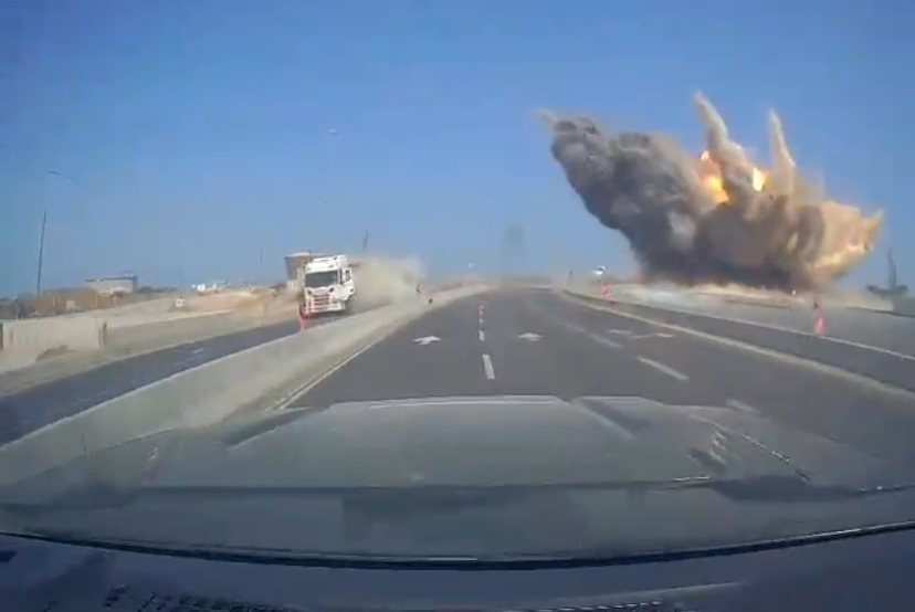 הנפילה סמוך לאשדוד