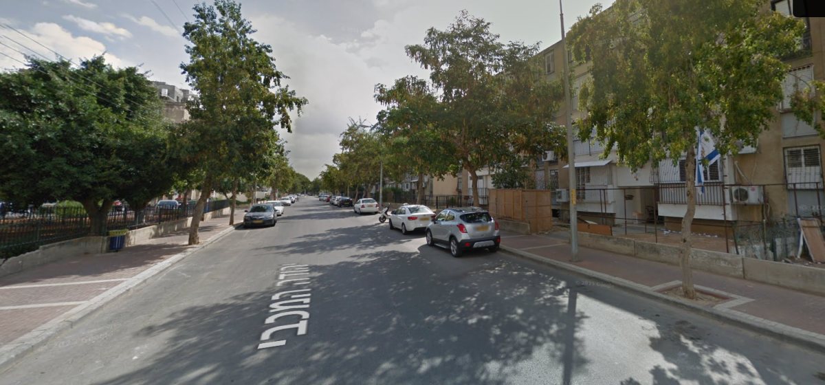 רחוב יהודה המכבי באשדוד - בקרוב &quot;תפארת מרדכי&quot;? (צילום מסך מגוגל מפות)