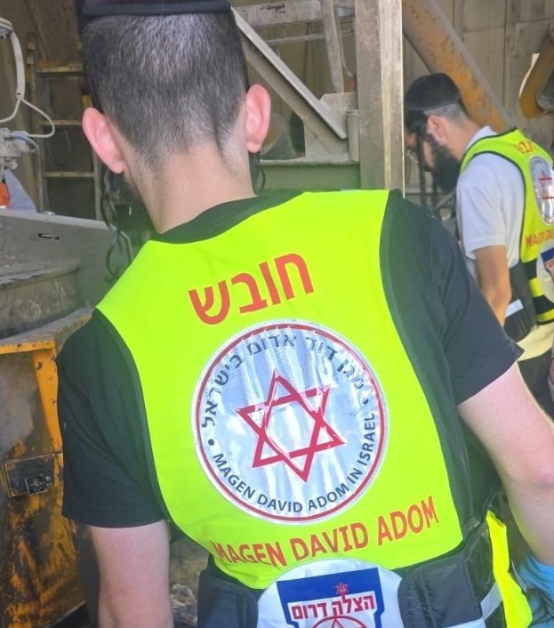 תיעוד מהזירה. תיעוד מד&quot;א הצלה דרום