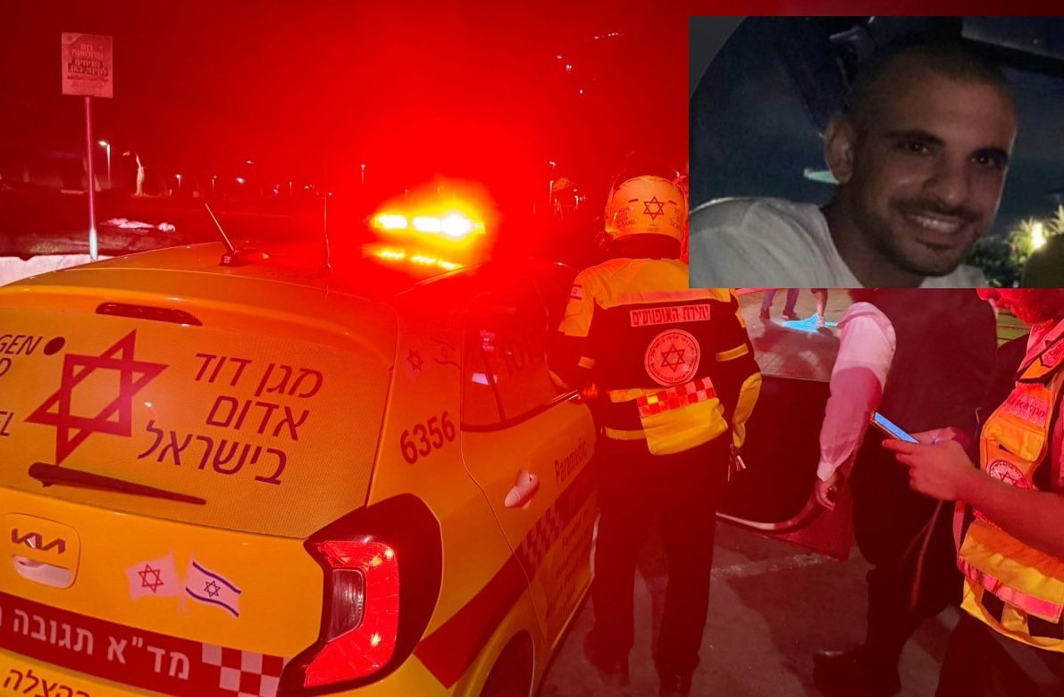 זירת הרצח של משה יאגדרוב באשדוד (צילום מהזירה - שמחה חסיד)