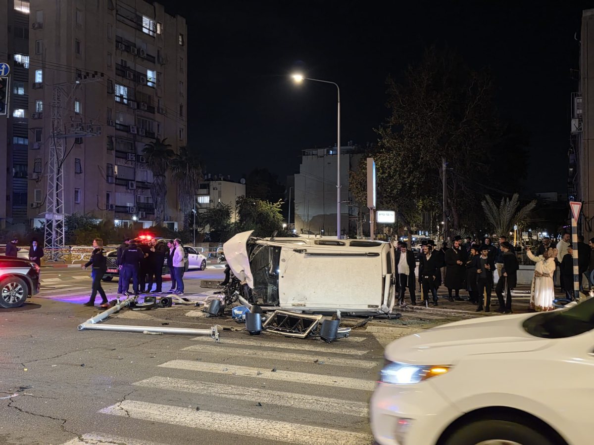 זירת התאונה (אשדוד נט)