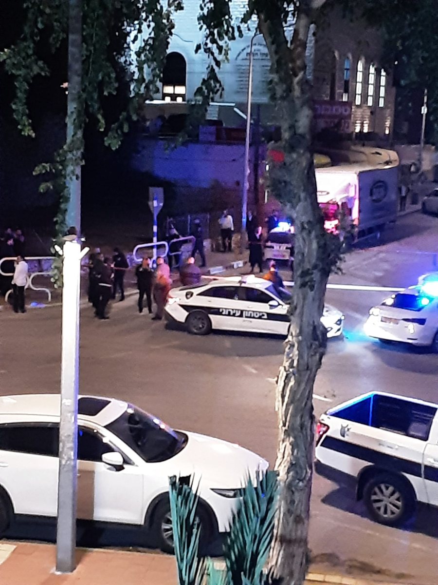 איזור הירי ברובע ג'. המשטרה חסמה את האזור