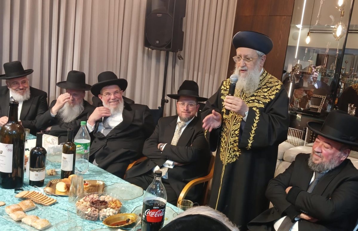 הראשל"צ עם הרב דרעי. מ' מיכאלי