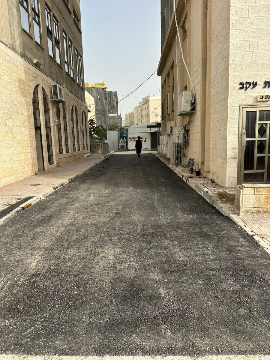 כביש הגישה ברח' התלמוד