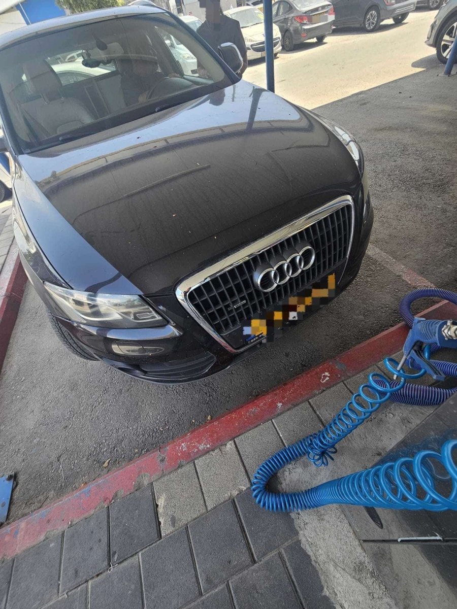 הרכב לאחר שהוחרם. דוברות המשטרה