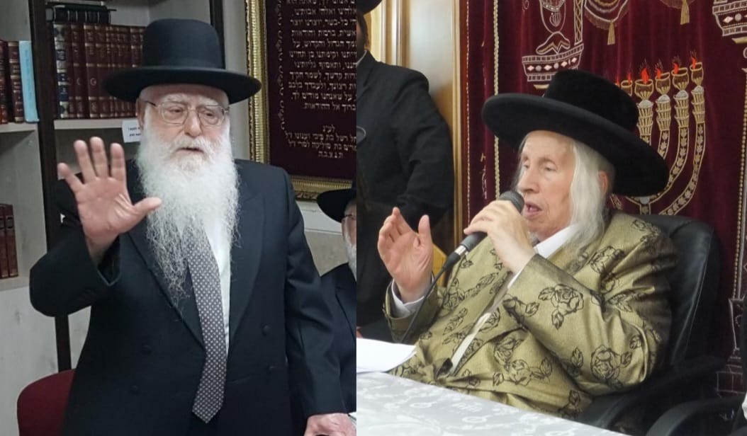 הרב פינטו ותמונת הרבי מקאליב זצ"ל. א' מיכאלי