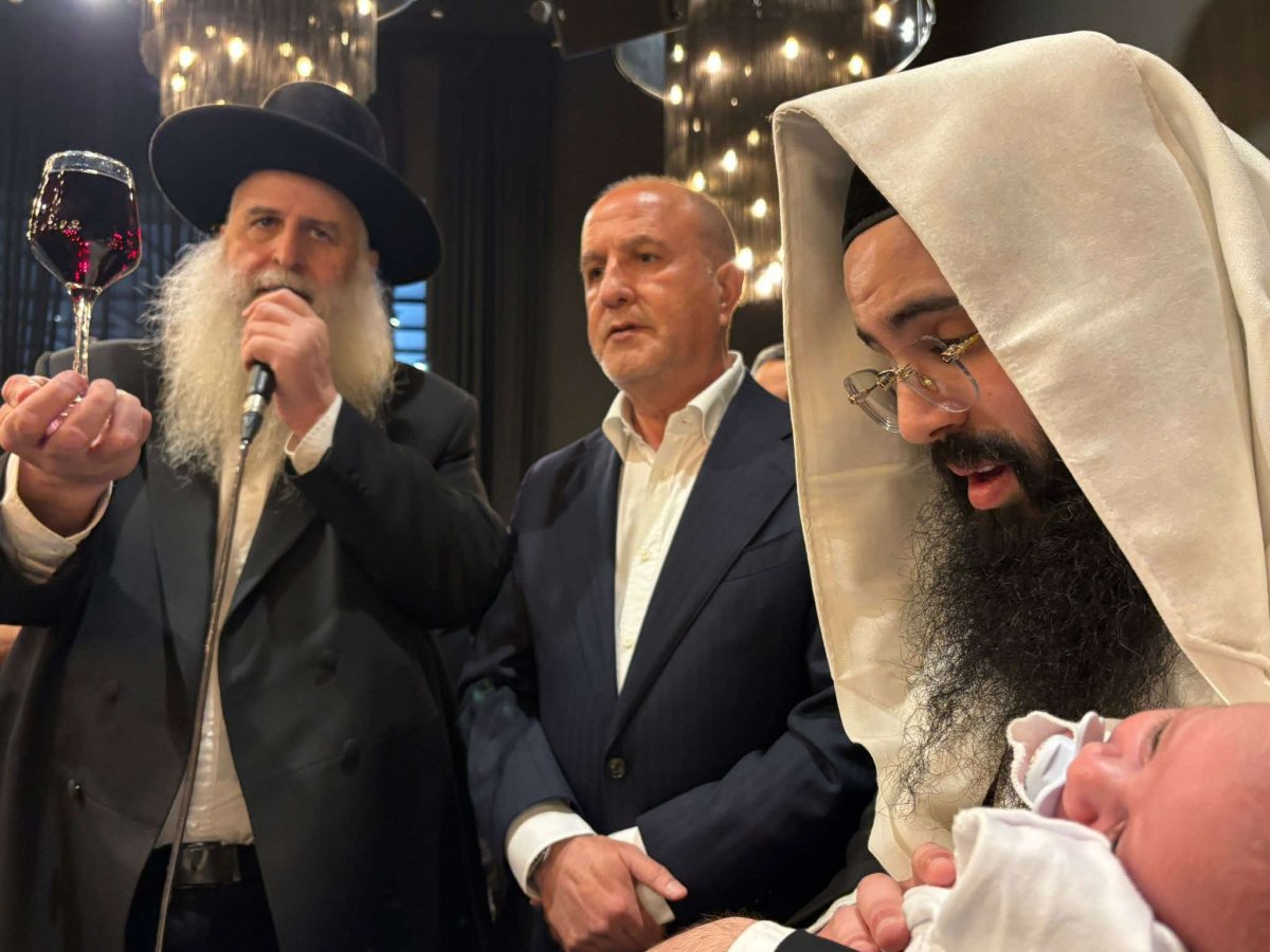 ברית לנכד ראש העיר. א' מיכאלי