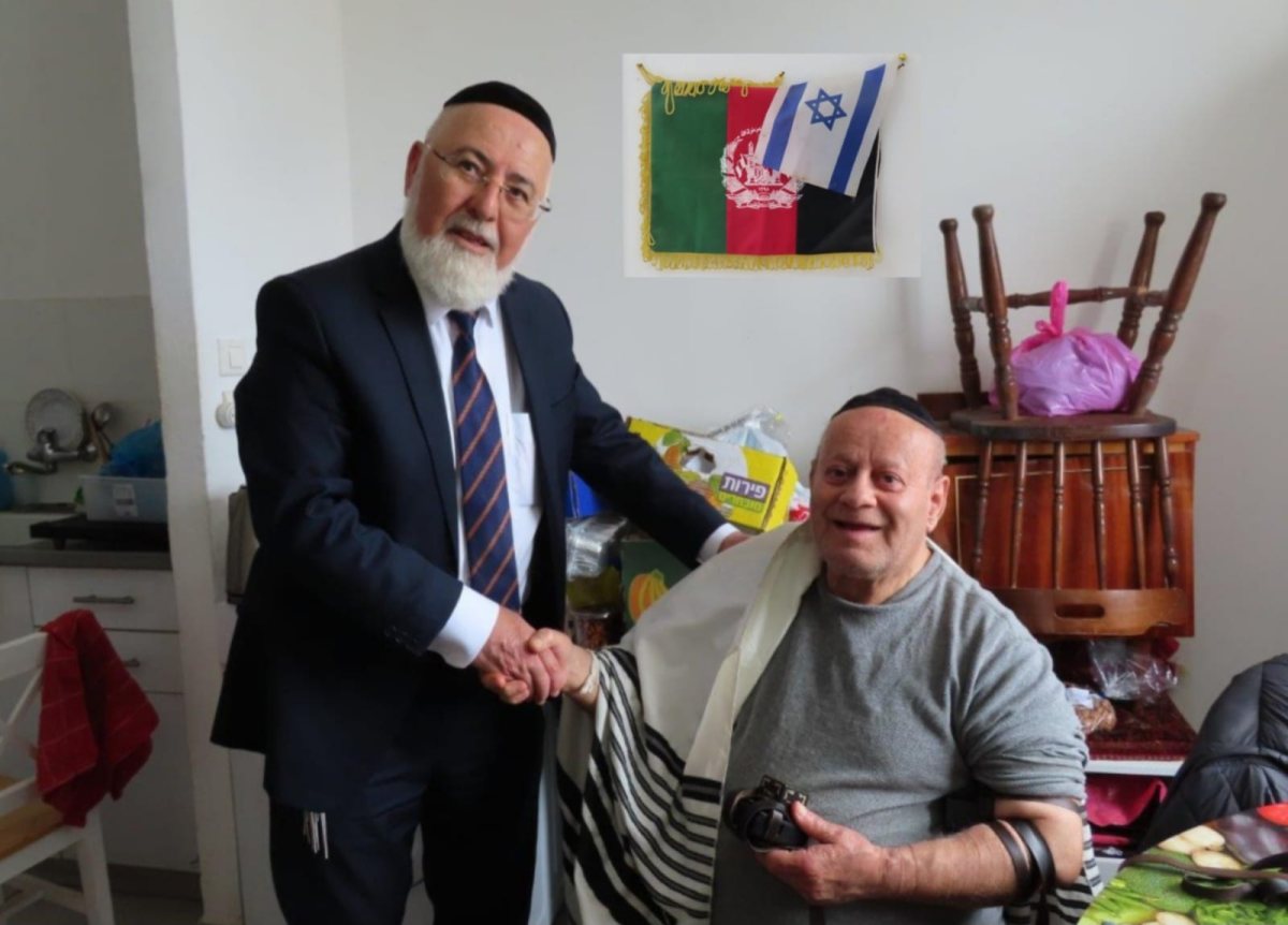 היהודי האחרון מאפגניסטן השתקע בעיר. צילום: א' מיכאלי