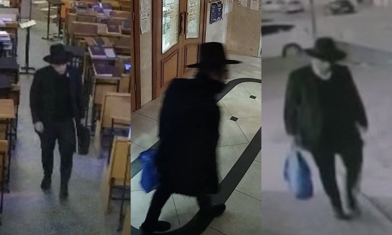 תיעוד מצלמות האבטחה. באדיבות בחדרי חרדים