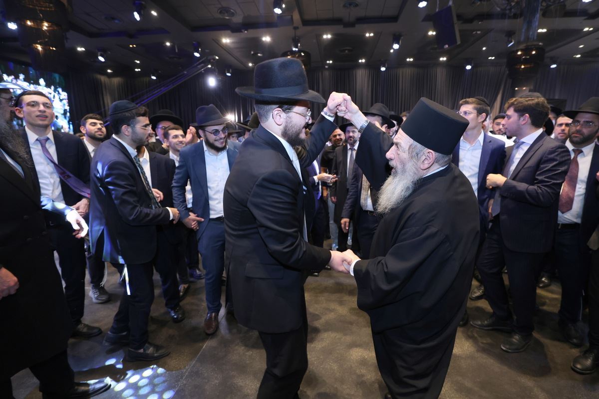 חתונת בן הרב אבוחצירא בגני החידא. יעקב כהן