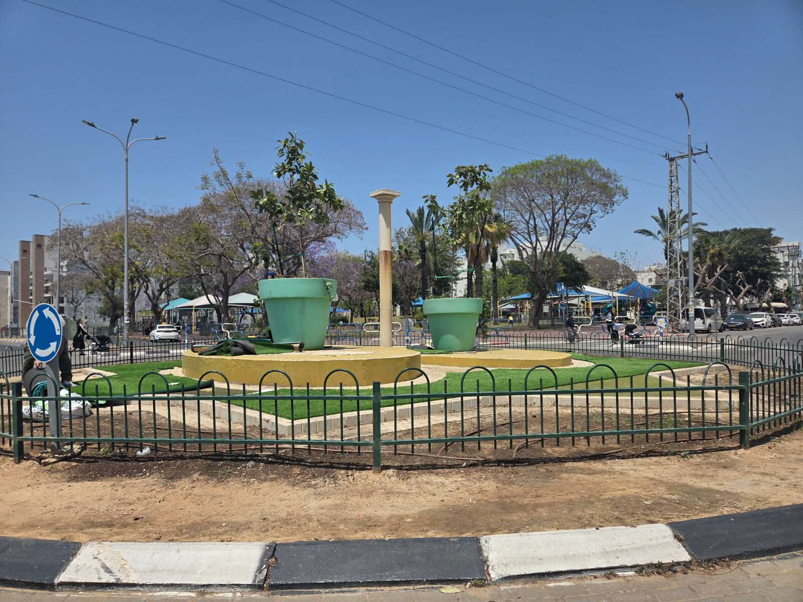 הכיכר ברובע ז'. המצלם