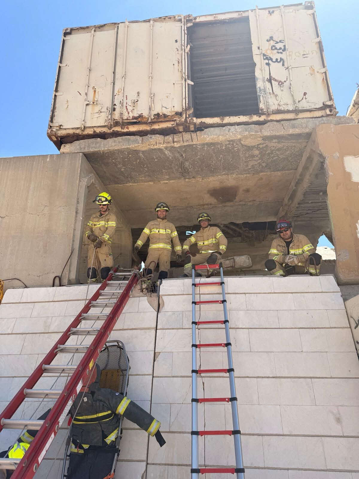 חילוץ מזירת הרס. תרגיל כבה