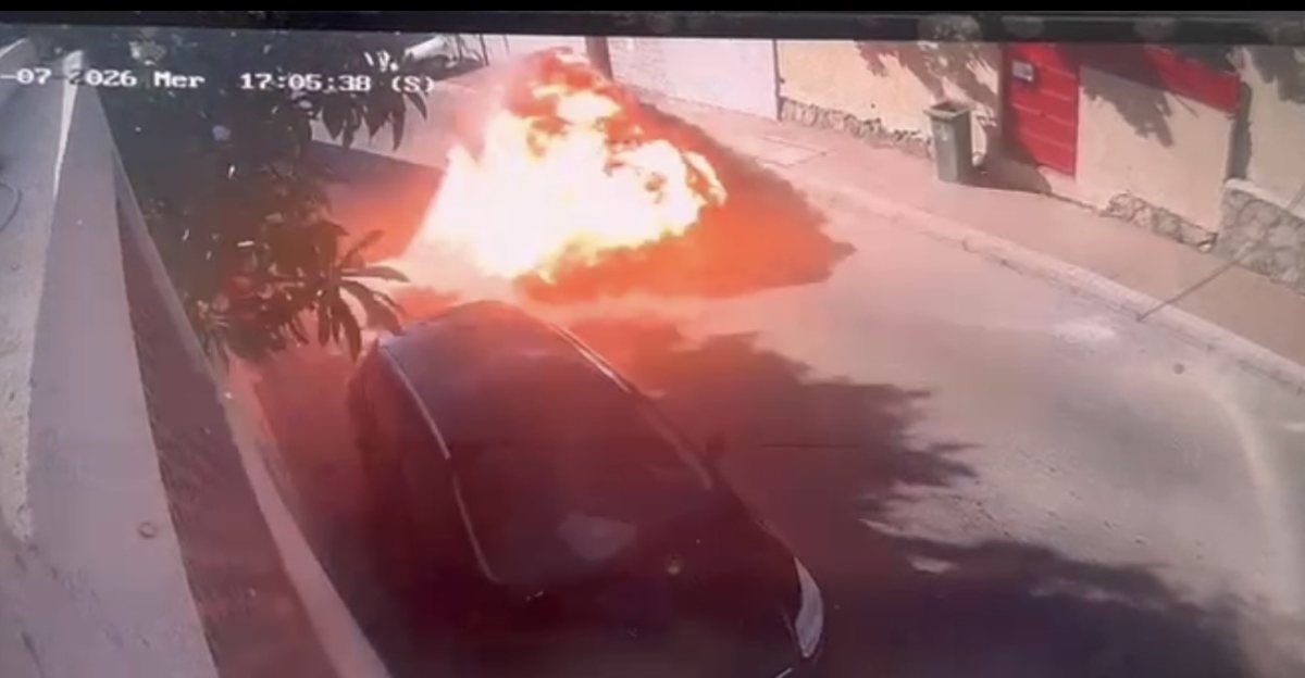 רגע הפיצוץ כפי שנקלט במצלמות (פרסום על פי סעיף 27 א')