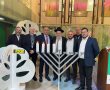 בפיוטים מרגשים ובשירי חנוכה : במרכז הרפואי קפלן הדליקו נר רביעי בטקס חגיגי