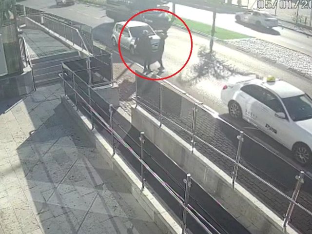 צילום מסך מתיעוד מצלמות האבטחה