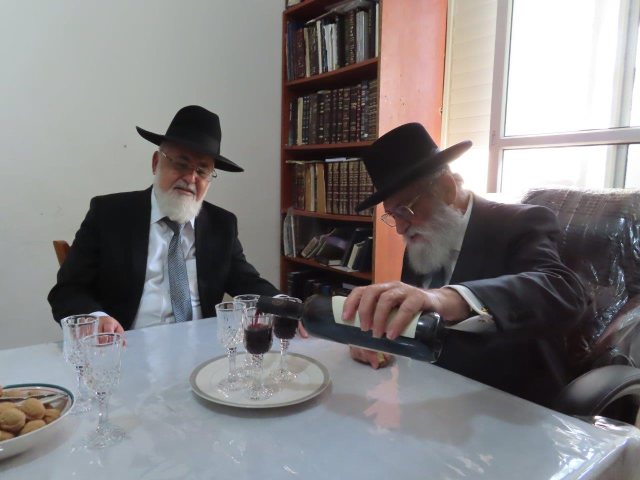 הרב דהן עם הרב רוזה. א' מיכאלי