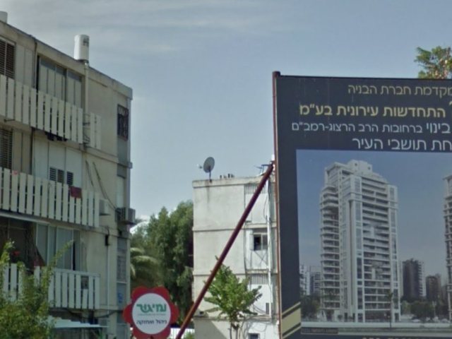 פינוי בינוי מתחם רמב"ם באשדוד (צילום מגוגל מפות)