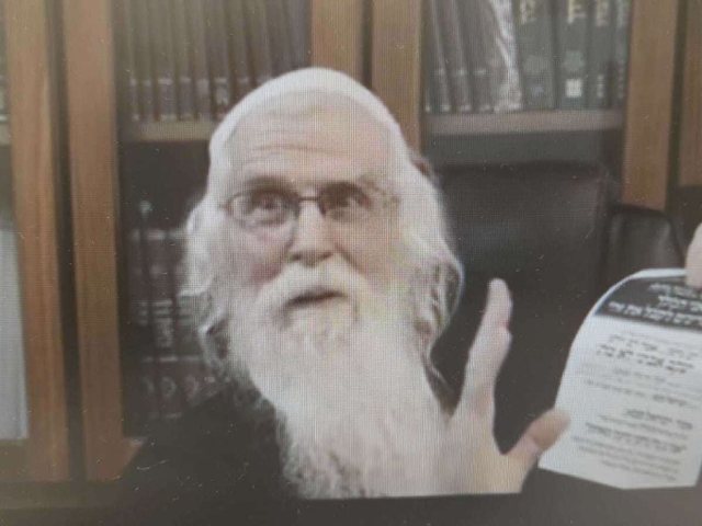 רש שלמה שלצר. מתוך סירטון יוטיוב