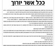 בעקבות הודעת ראשי הישיבות: הטיול של 'איגוד בני הישיבות' בוטל