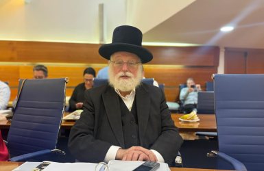 הרב וובר במועצת העיר