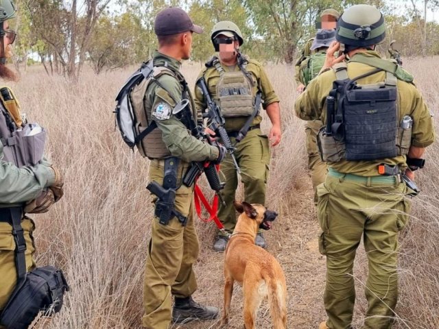 יחידת הכלבנים בפעולה. עם ישראל חי