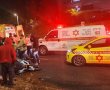  רוכב אופנוע נפגע מרכב בחולון