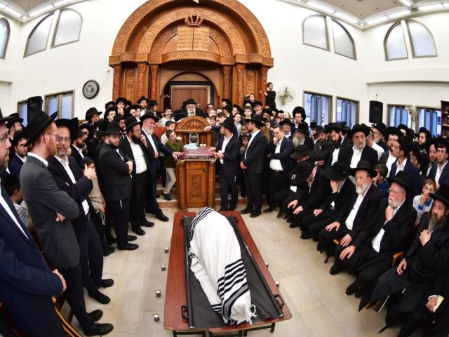 הלויית הרה"ג רבי אברהם אלטמן זצ"ל. יוסי לוי