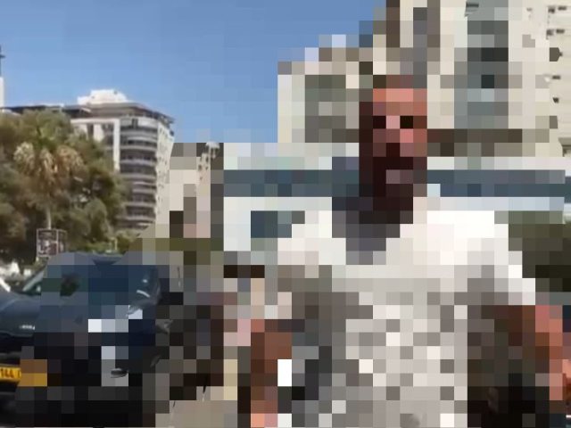 החשוד. צילום: עיריית אשדוד