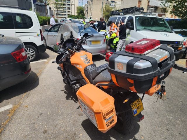 זירת אירוע הירי ברחוב אחי אילת