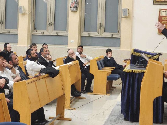 שיעורו של הגרשי זעפרני. המרכז למורשת